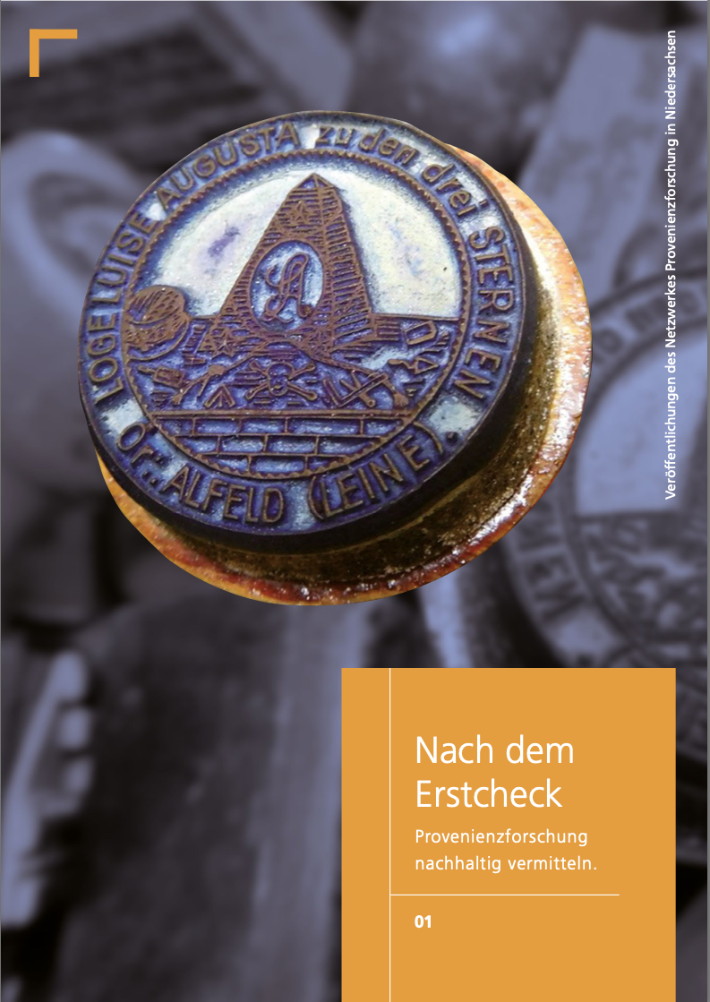Titelbild Publikation Andratschke Jaches Provenienzforschung nachhaltig vermitteln 2020